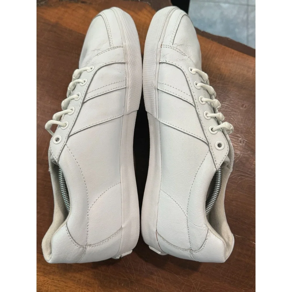 Polo Ralph Lauren Hugh Men's Sneakers White Size‎ 11.5D Casual Leather Lace-Up 2
